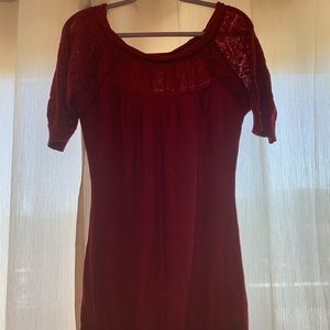 🔴 Long pretty red shirt